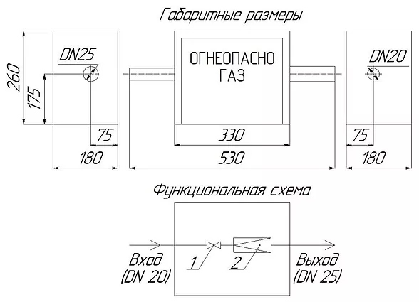 Счетчик газа ВКР